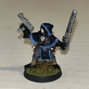 Ral Partha Warhammer Metal Painted Miniature‎ Cawdor Leader Soldier With Pistol